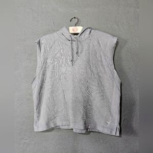 Victoria's Secret PINK Blueish/Gray Sleeveless Hoodie.